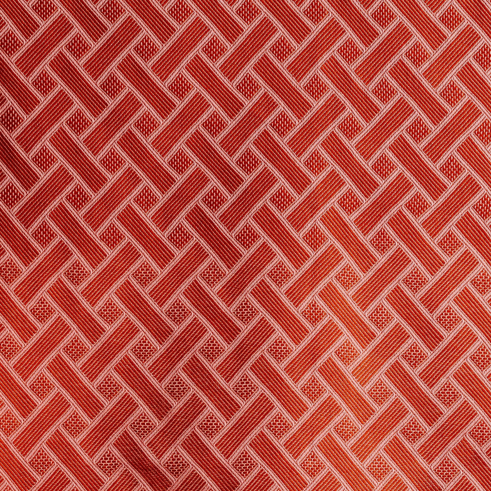 Håndkle - Flettet - Rosa/Rust