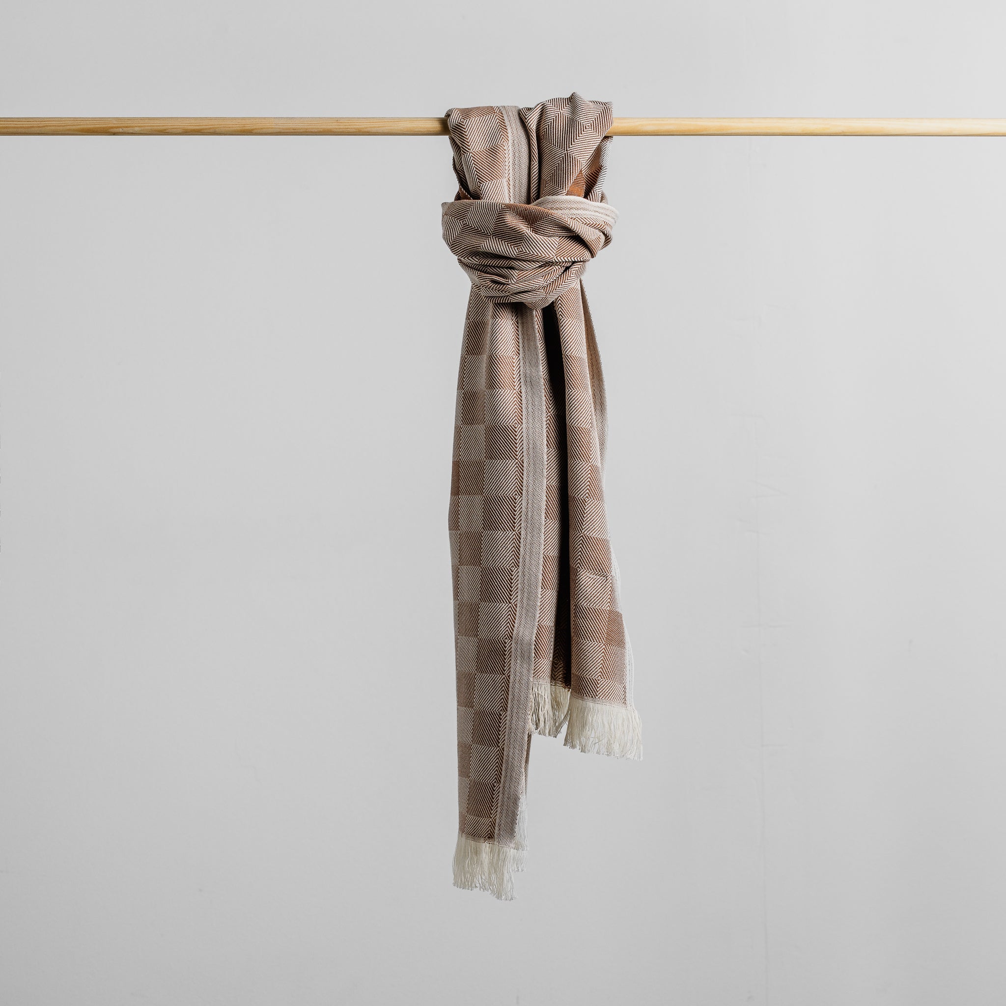 Skjerf - Diamant - Brun