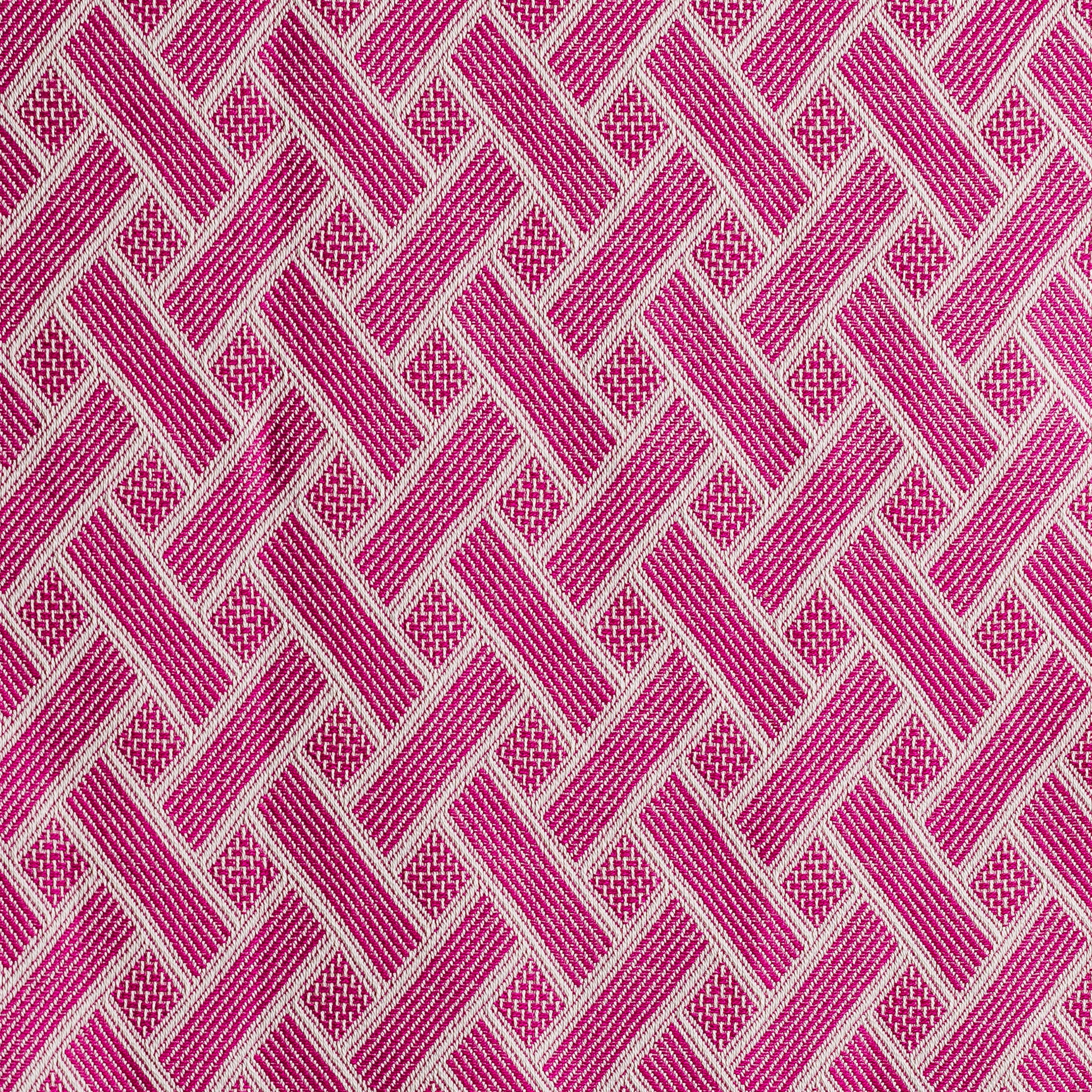 Skjerf - Flettet - Mørk Rosa
