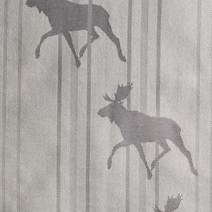 Håndkle - Elg - Grå