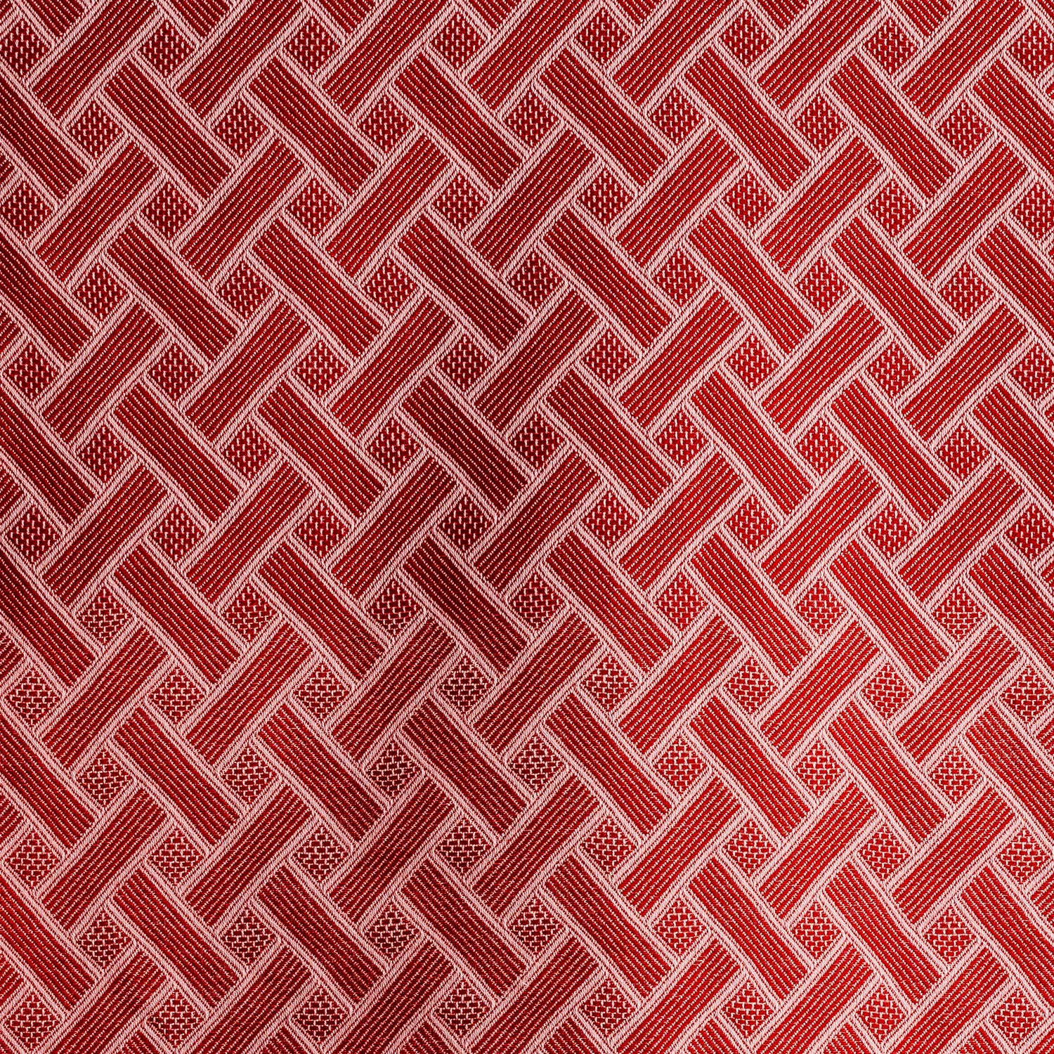 Håndkle - Flettet - Rosa/Rød