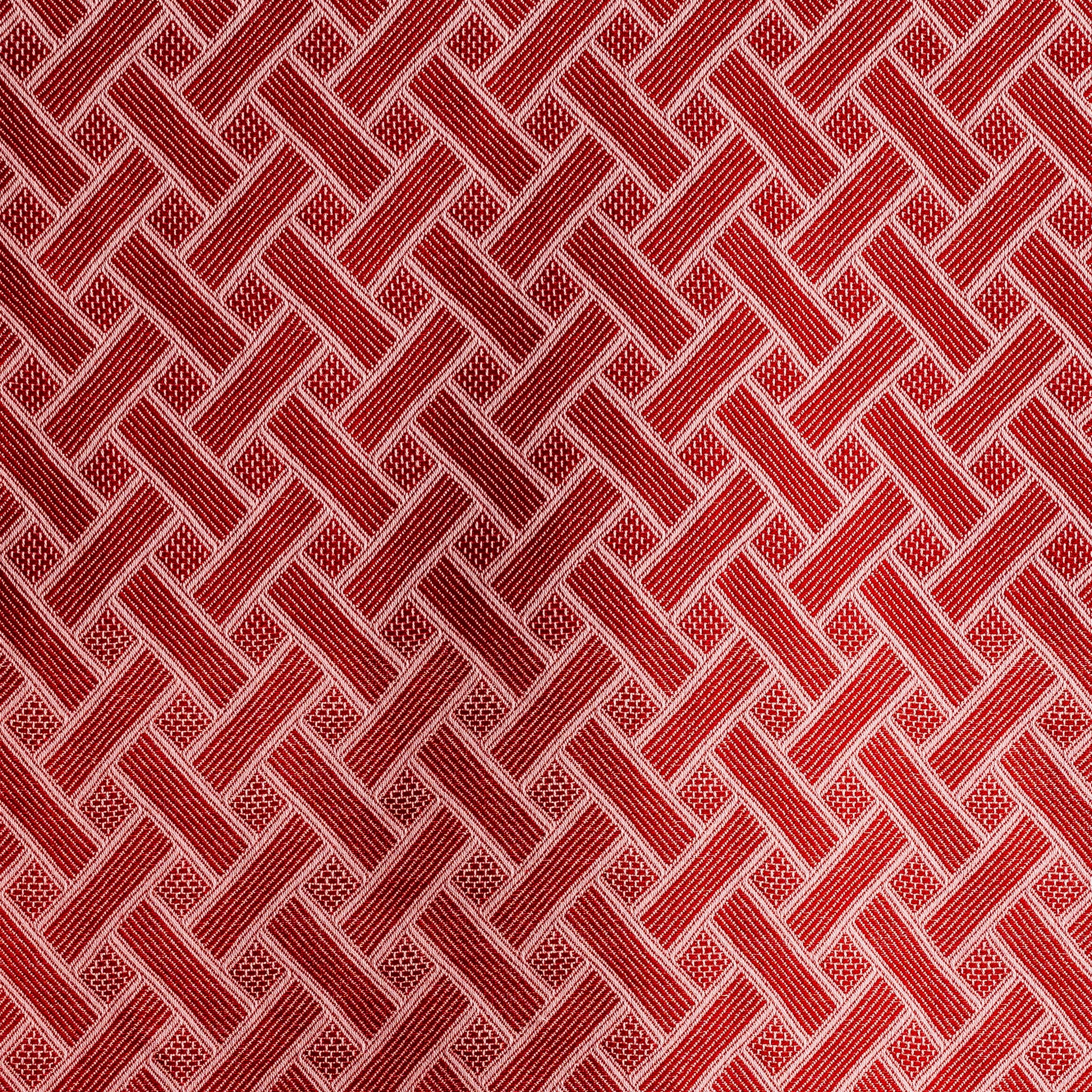 Håndkle - Flettet - Rosa/Rød