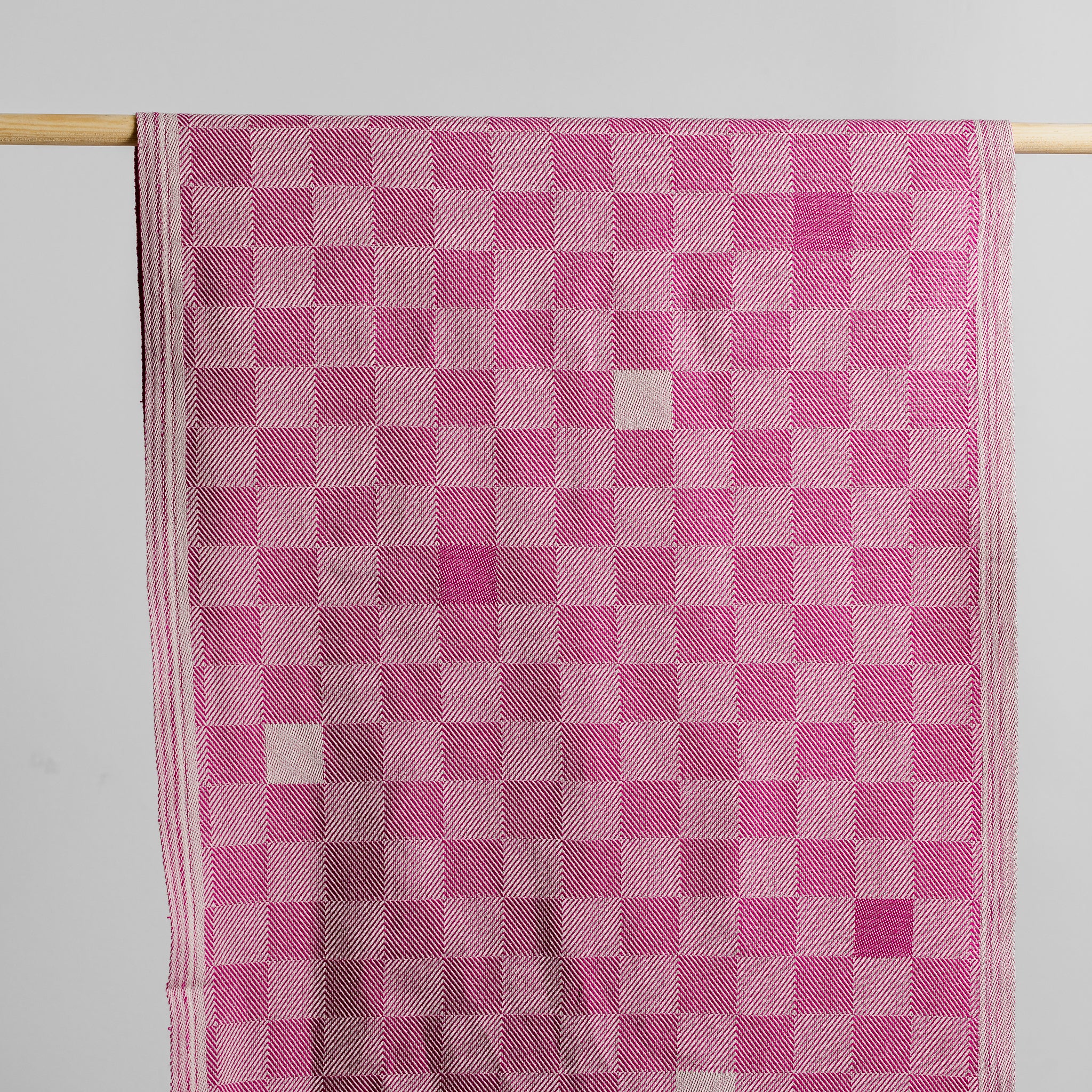 Skjerf - Diamant - Mørk Rosa