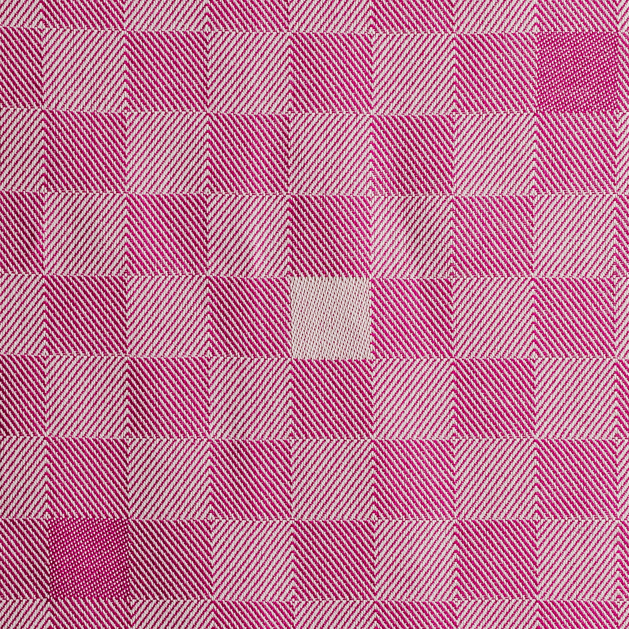 Skjerf - Diamant - Mørk Rosa
