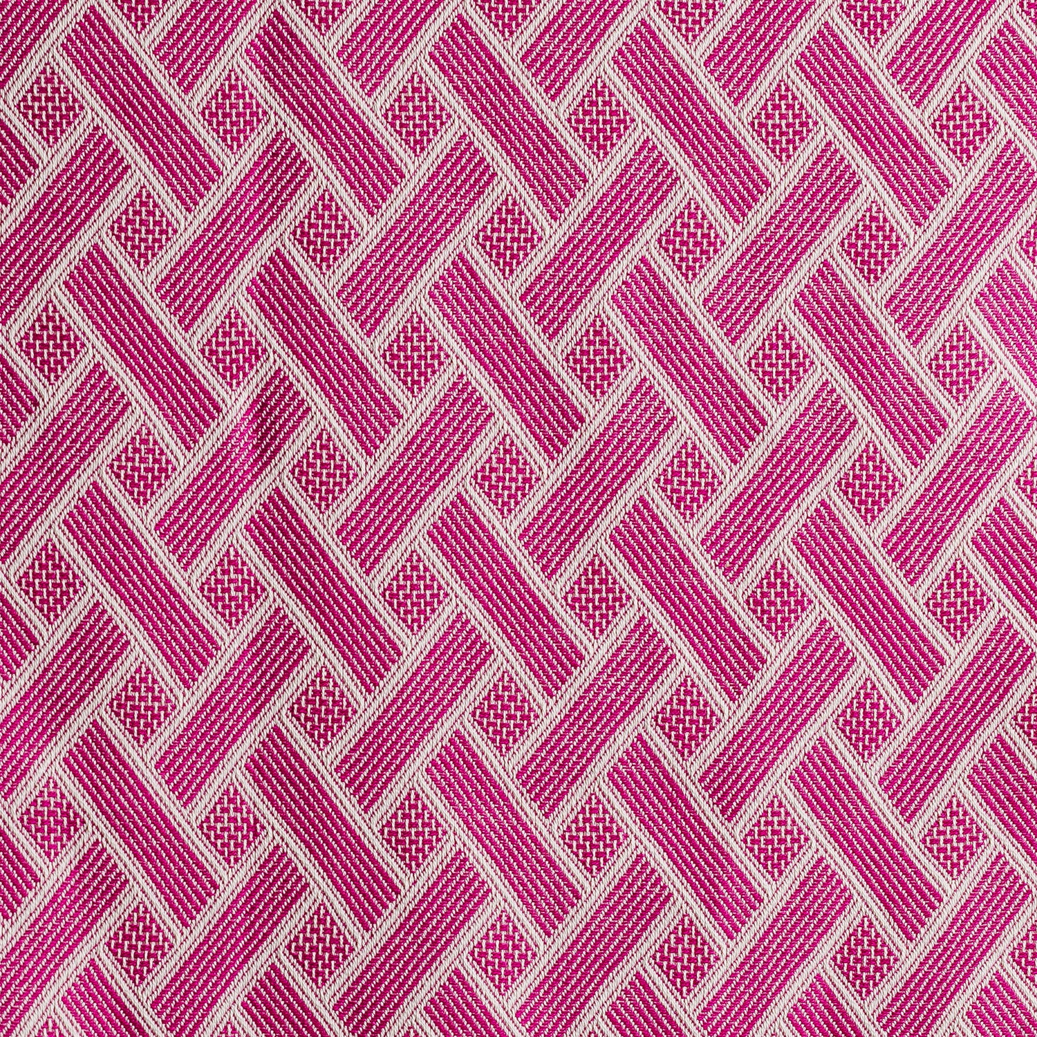 Skjerf - Flettet - Mørk Rosa